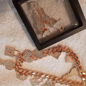 Sassy Jone Amore Chain& Dangles
